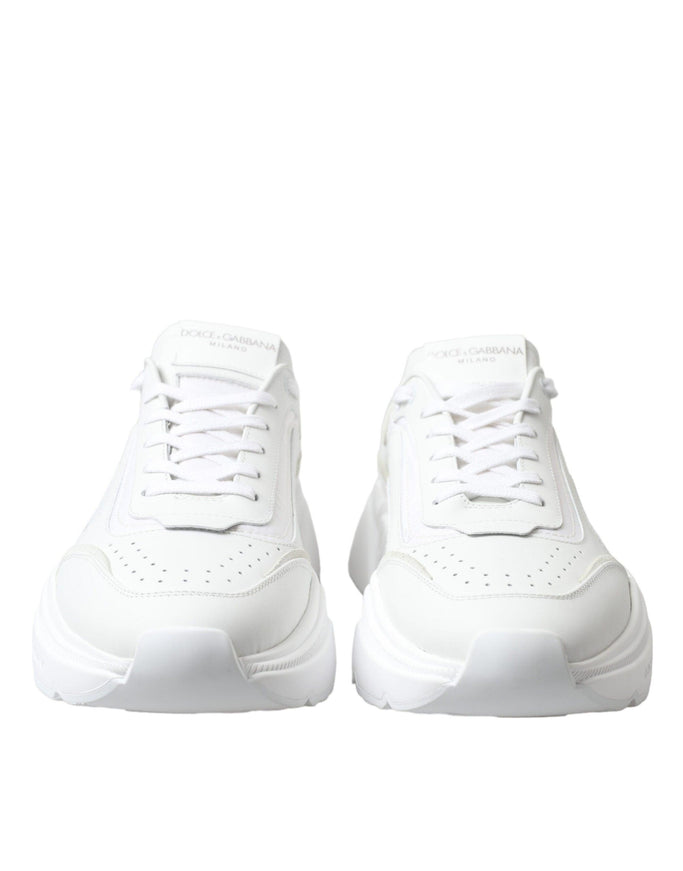 Dolce & Gabbana Sneakers White Leather Sport DAYMASTER Shoes - Ellie Belle