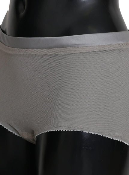 Dolce & Gabbana Underwear Silver With Net Silk Bottoms - Ellie Belle