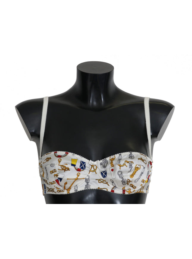 Dolce & Gabbana White Balconcino Sailor Print Underwear - Ellie Belle