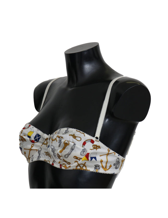 Dolce & Gabbana White Balconcino Sailor Print Underwear