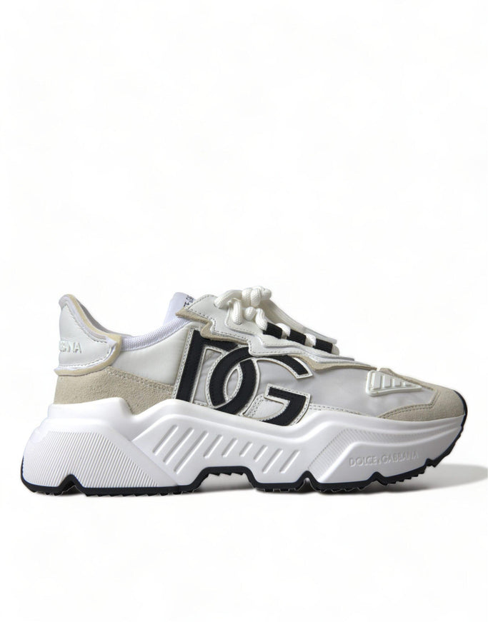 Dolce & Gabbana White Bassa Daymaster Sport Sneakers Shoes - Ellie Belle