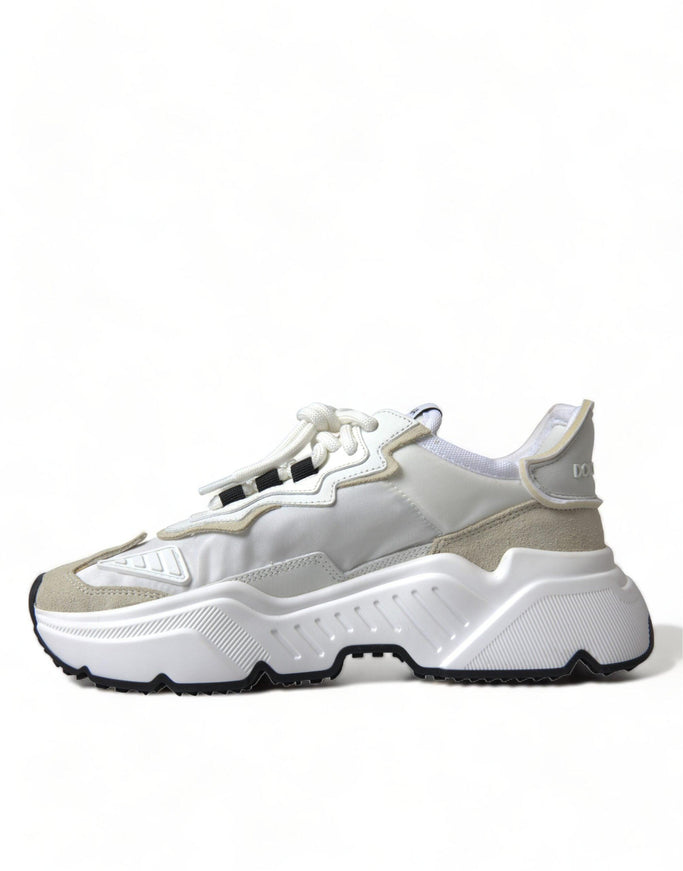 Dolce & Gabbana White Bassa Daymaster Sport Sneakers Shoes - Ellie Belle