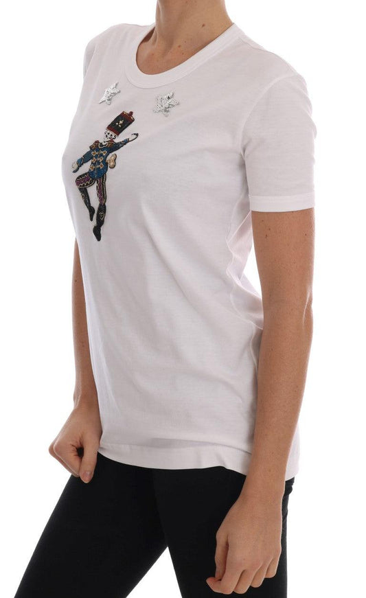 Dolce & Gabbana White Cotton Fairy Tale T-Shirt