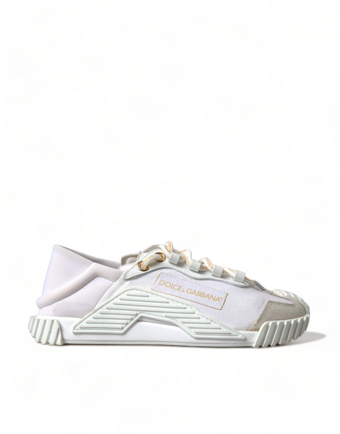 Dolce & Gabbana White NS1 Low Top Sports Women Sneakers Shoes - Ellie Belle