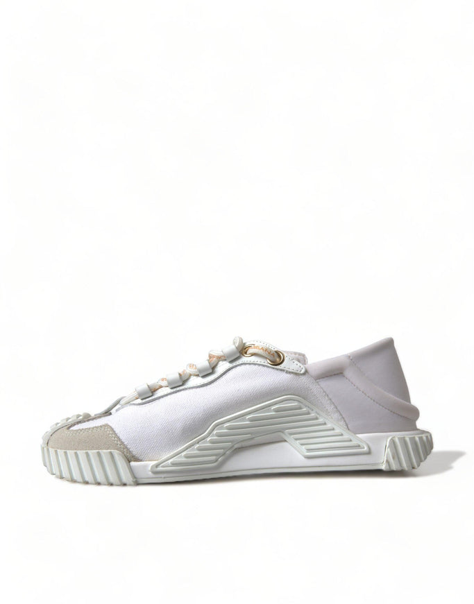 Dolce & Gabbana White NS1 Low Top Sports Women Sneakers Shoes - Ellie Belle