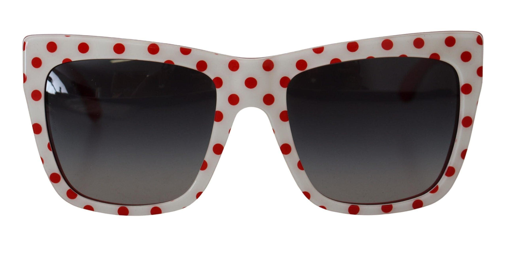 Dolce & Gabbana White Red Polka Dots Acetate DG4228 Sunglasses - Ellie Belle