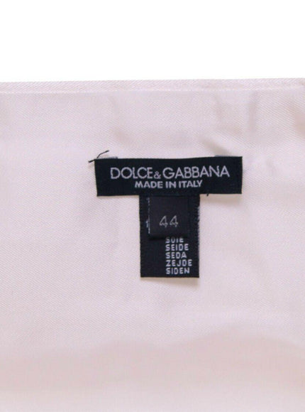 Dolce & Gabbana White Waist Tuxedo Smoking Belt Cummerbund - Ellie Belle
