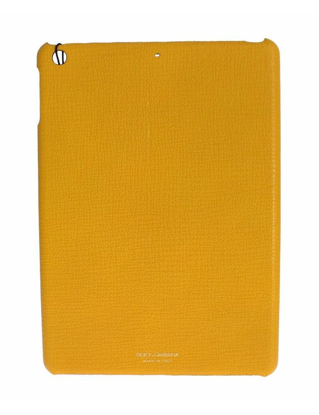 Dolce & Gabbana Yellow Leather Tablet Ipad Case Cover - Ellie Belle