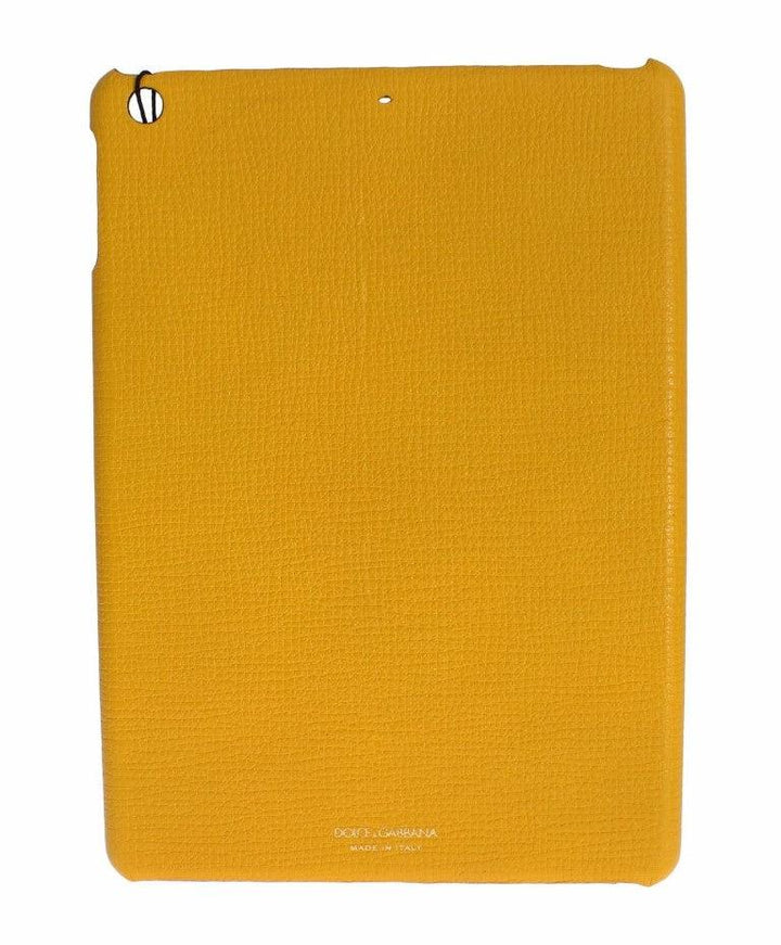 Dolce & Gabbana Yellow Leather Tablet Ipad Case Cover - Ellie Belle