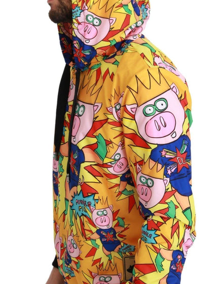 Dolce & Gabbana Yellow Pig of the Year Hooded Sweater - Ellie Belle
