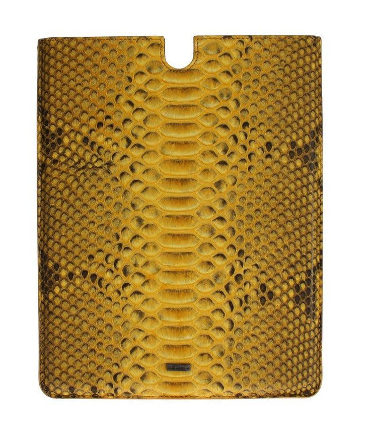 Dolce & Gabbana Yellow Snakeskin P2 Tablet eBook Cover - Ellie Belle