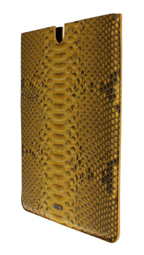 Dolce & Gabbana Yellow Snakeskin P2 Tablet eBook Cover - Ellie Belle