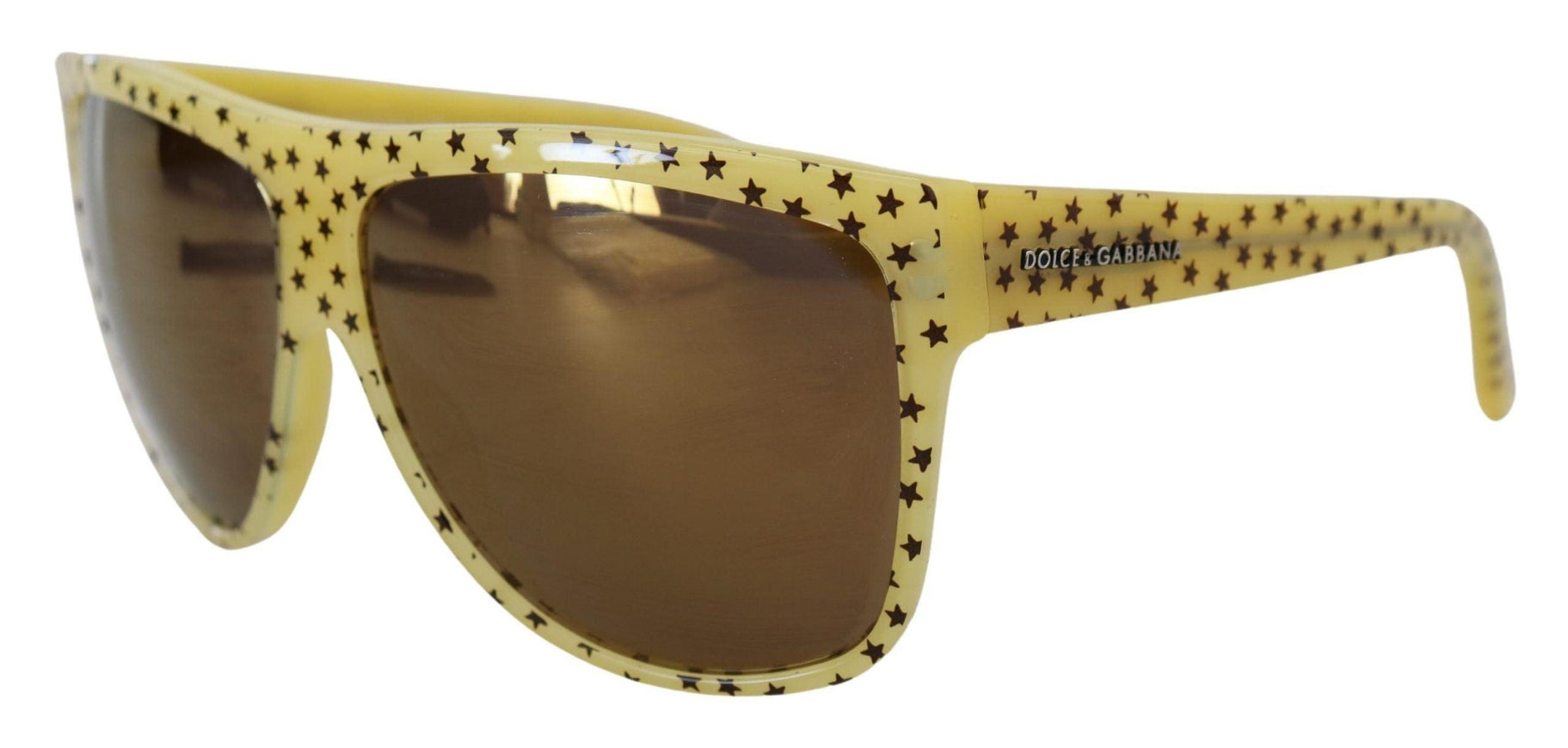 Dolce & Gabbana Yellow Stars Acetate Square Shades DG4125 Sunglasses - Ellie Belle