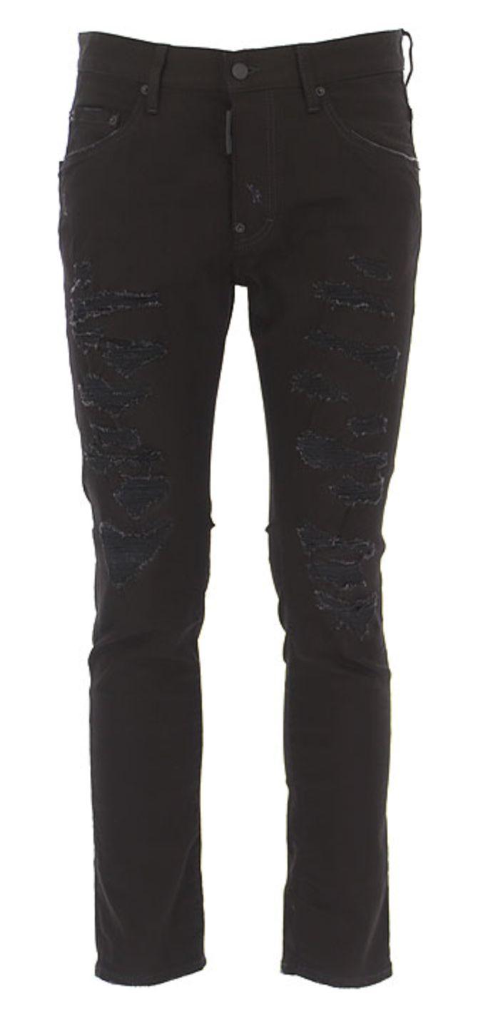 Dsquared² Black Cotton Jeans & Pant - Ellie Belle
