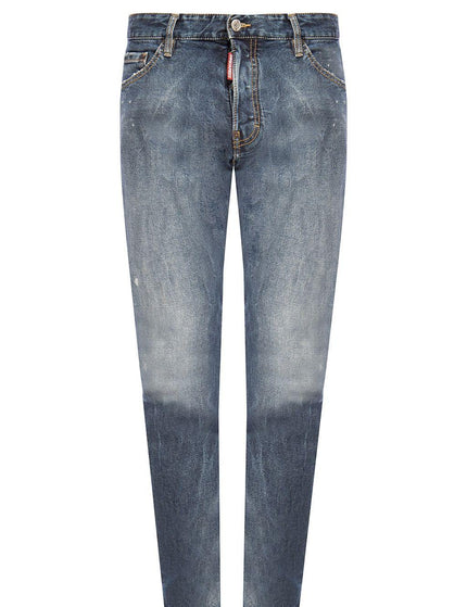 Dsquared² Blue Cotton Jeans & Pants - Ellie Belle