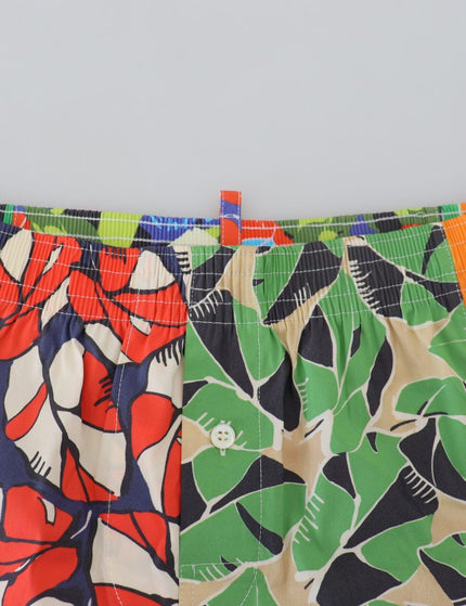 Dsquared² Multicolor Floral Print Men Beachwear Shorts Swimwear - Ellie Belle