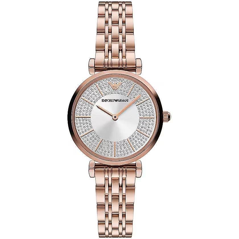 Emporio Armani Bronze Steel Quartz Watch - Ellie Belle