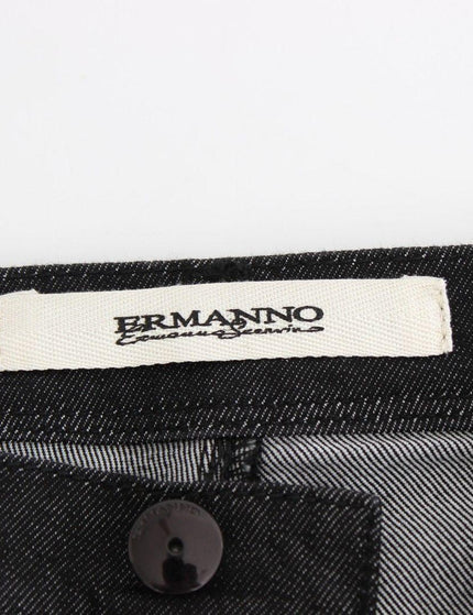 Ermanno Scervino Black Slim Jeans Denim Pants Skinny Leg Stretch