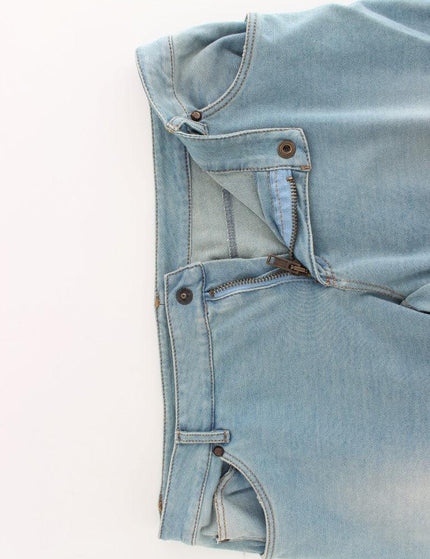 Ermanno Scervino Blue Capri Pants Cropped Jeans