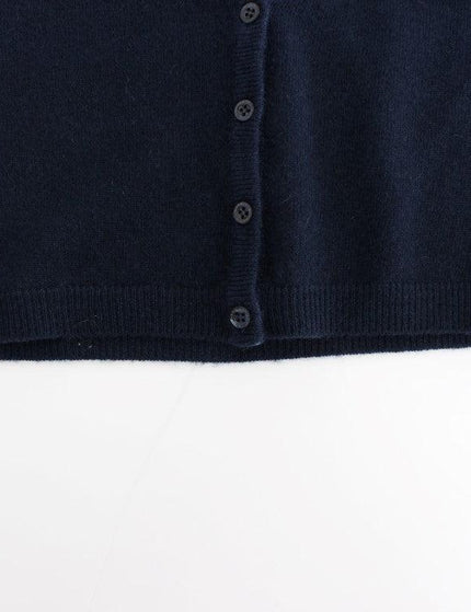 Ermanno Scervino Blue Cashmere Cardigan Sweater