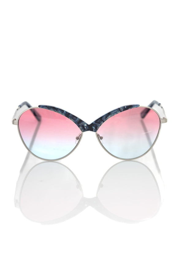 Frankie Morello Blue Metallic Fibre Sunglasses - Ellie Belle