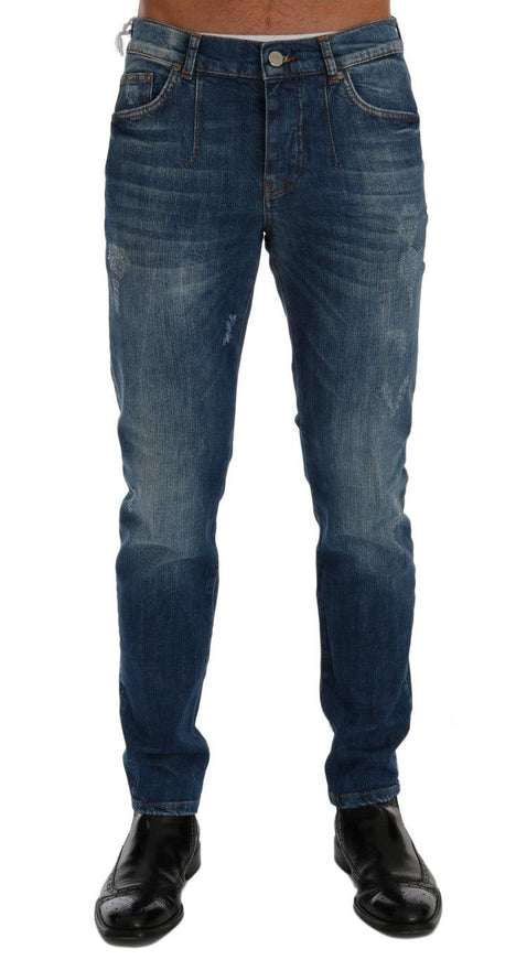 Frankie Morello Blue Wash Perth Slim Fit Jeans - Ellie Belle