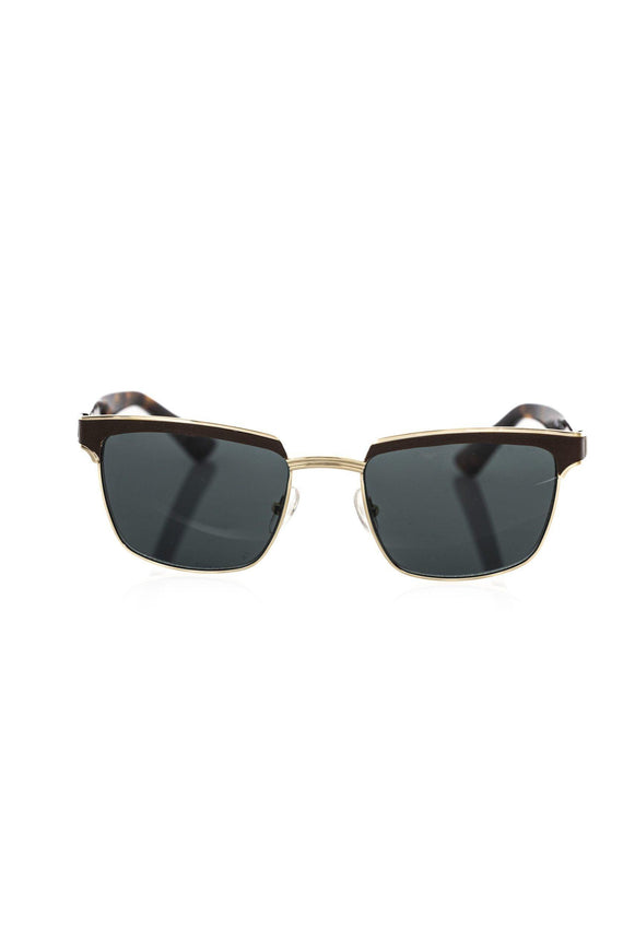 Frankie Morello Brown Metallic Fibre Sunglasses - Ellie Belle