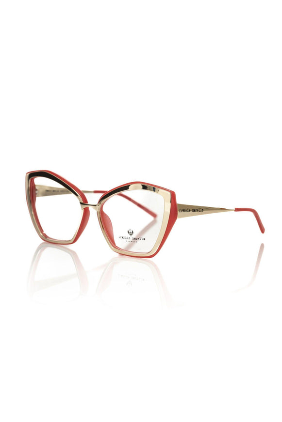 Frankie Morello Chic Butterfly Model Eyeglasses with Gold Accents - Ellie Belle