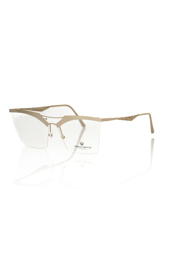 Frankie Morello Chic Clubmaster Glitter Brown Eyeglasses - Ellie Belle