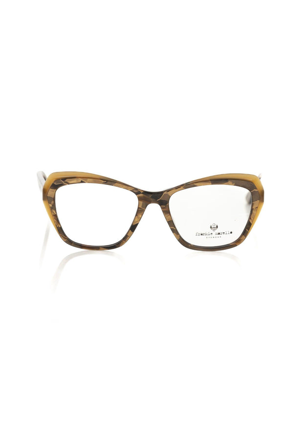 Frankie Morello Chic Havana Glitter Cat Eye Eyeglasses - Ellie Belle