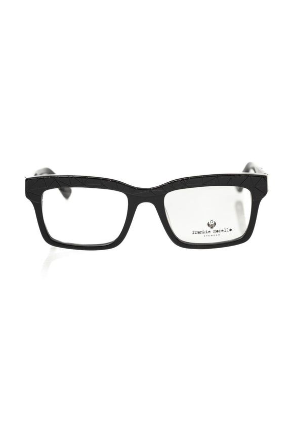 Frankie Morello Geometric Pattern Wayfarer Eyeglasses - Ellie Belle