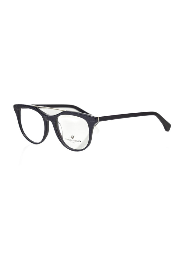 Frankie Morello Geometric Pattern Wayfarer Eyeglasses - Ellie Belle