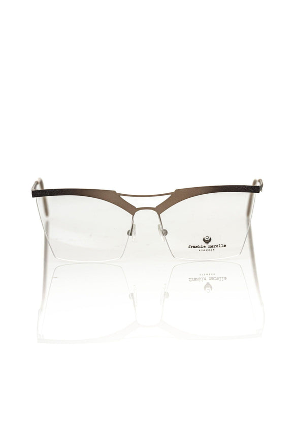 Frankie Morello Gold Glitter Clubmaster Eyeglasses - Ellie Belle