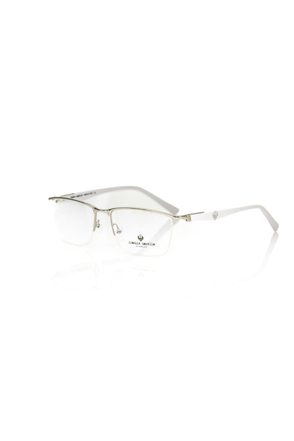 Frankie Morello Gold-Tone Clubmaster Eyeglass Frames - Ellie Belle