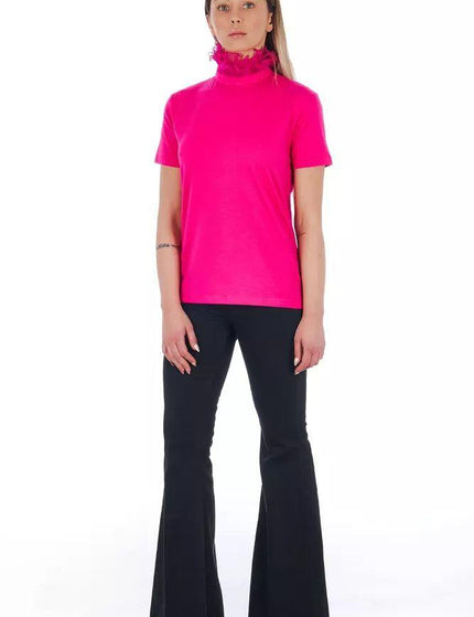 Frankie Morello Pink Cotton Tops & T-Shirt - Ellie Belle