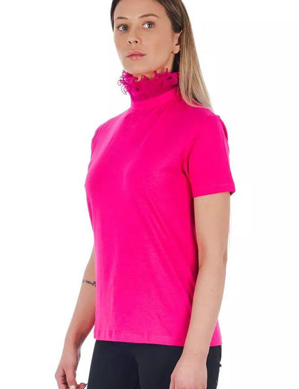 Frankie Morello Pink Cotton Tops & T-Shirt - Ellie Belle