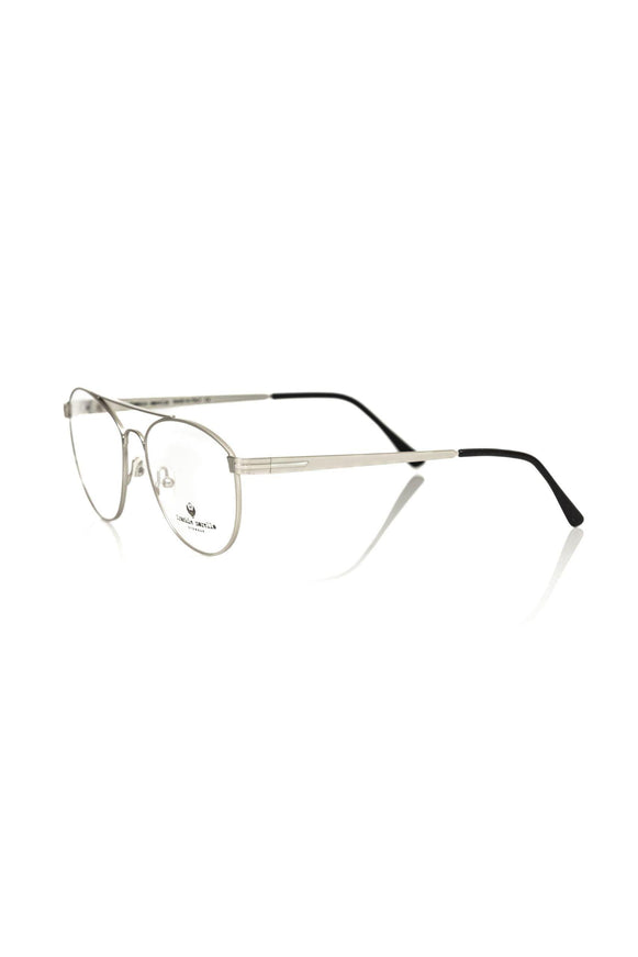 Frankie Morello Silver Aviator Metallic Eyeglasses - Ellie Belle