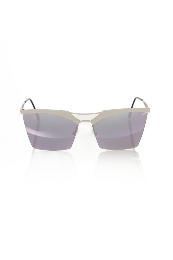 Frankie Morello Silver Metallic Fibre Sunglasses - Ellie Belle