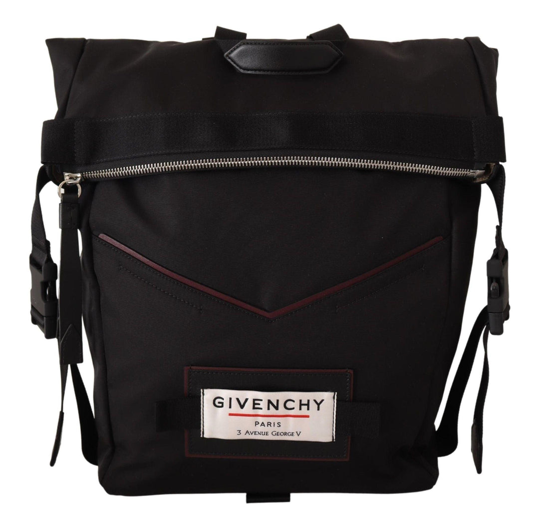 Givenchy Black Fabric Downtown Top Zip Backpack - Ellie Belle