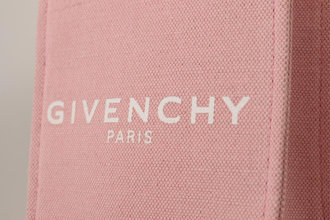 Givenchy Pink Coated Canvas Vertical Mini Shoulder Bag - Ellie Belle