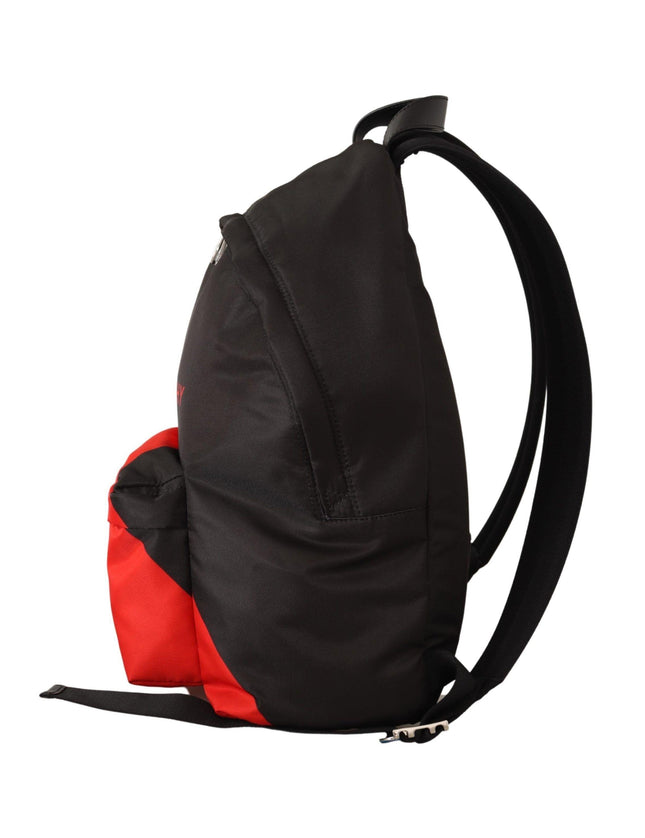 Givenchy Red & Black Nylon Urban Backpack - Ellie Belle