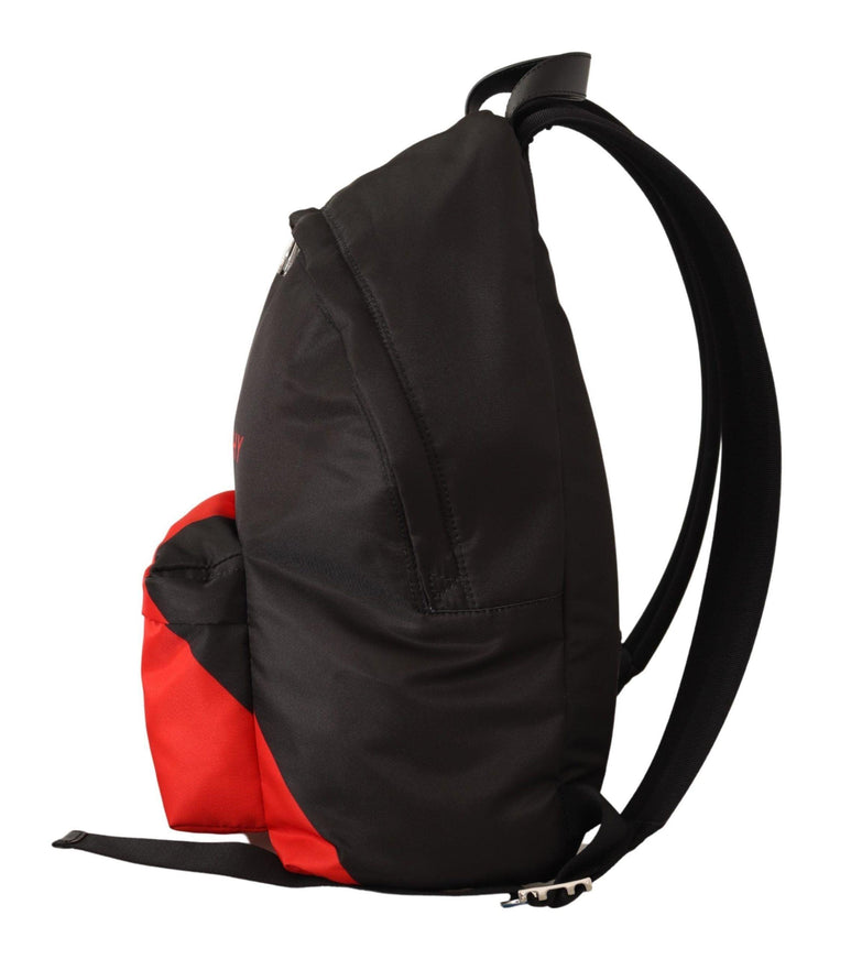 Givenchy Red & Black Nylon Urban Backpack - Ellie Belle