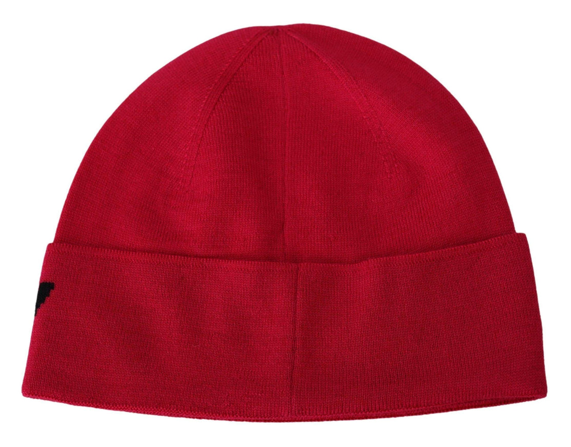 Givenchy Red Pink Wool Beanie Unisex Men Women Beanie Hat - Ellie Belle