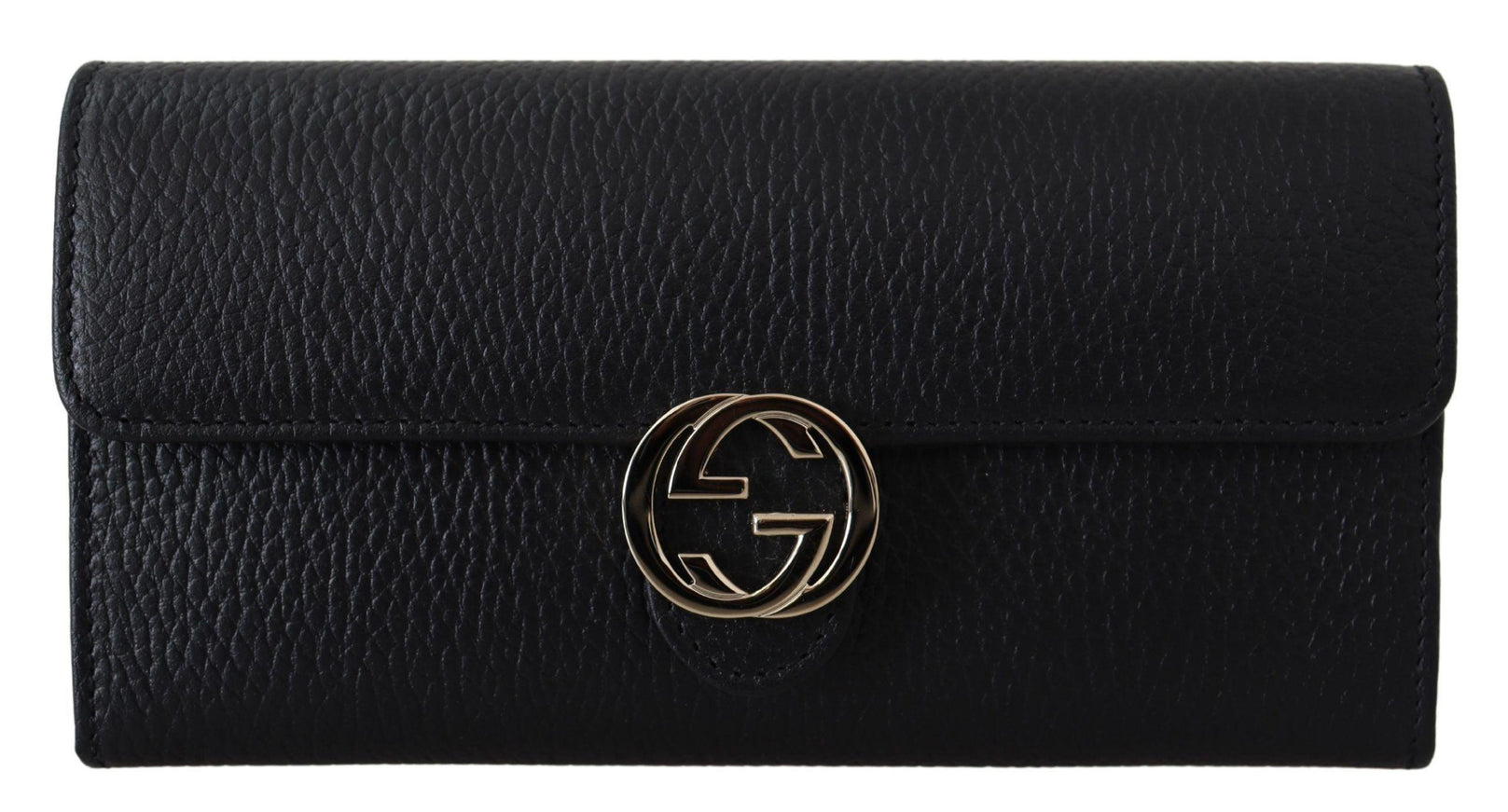 Gucci Black Icon Leather Wallet - Ellie Belle