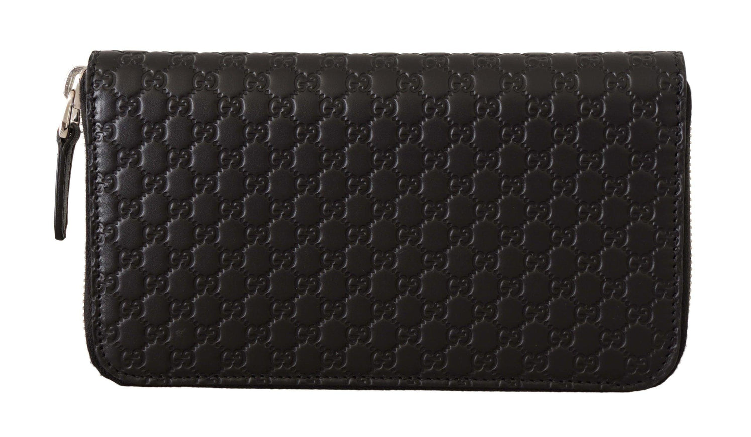 Gucci Black Wallet Microguccissima Leather Zipper wallet - Ellie Belle