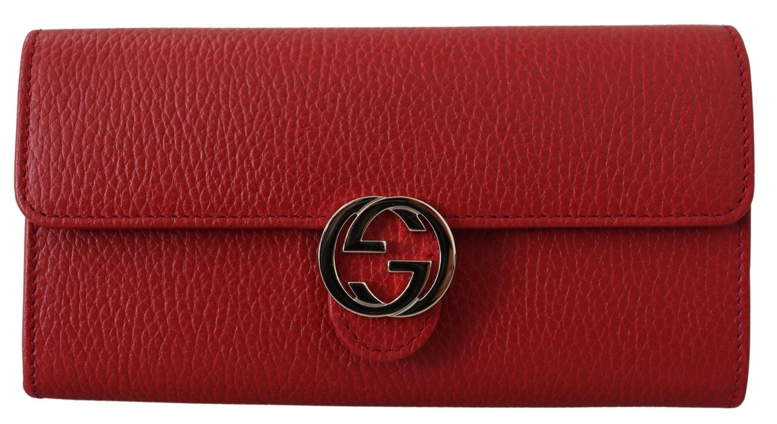 Gucci Red Icon Leather Wallet - Ellie Belle