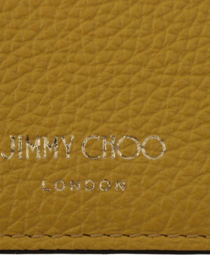 Jimmy Choo Aarna Yellow Leather Card Holder - Ellie Belle