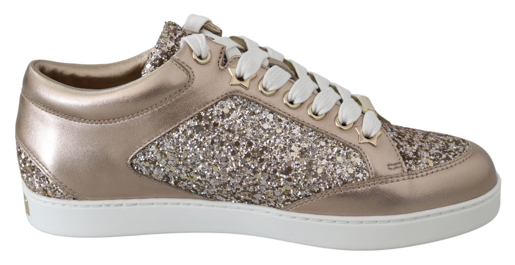 Jimmy Choo Ballet Pink Leather Miami Sneakers - Ellie Belle