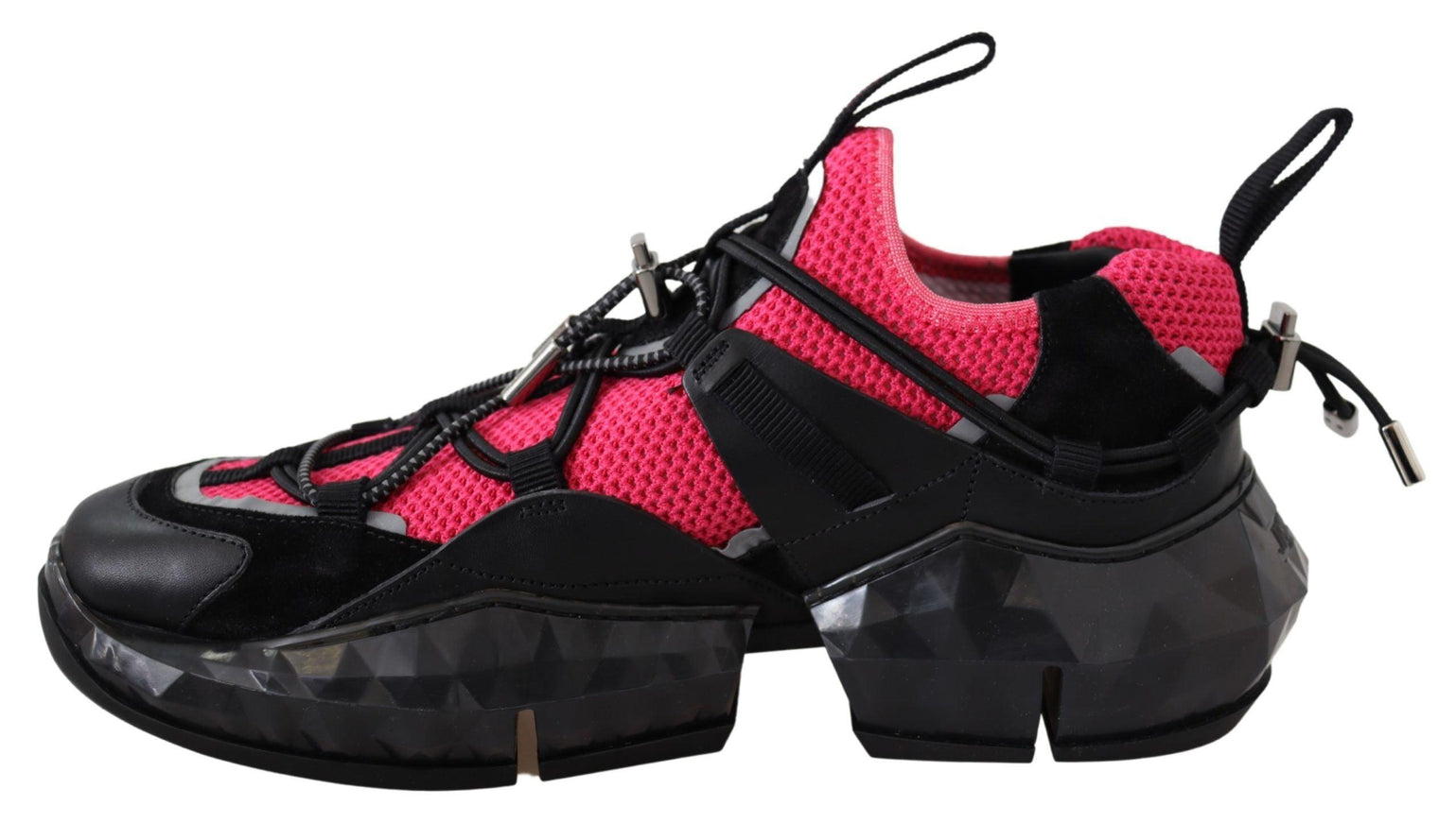 Jimmy Choo Diamond Black Pink Sneakers - Ellie Belle