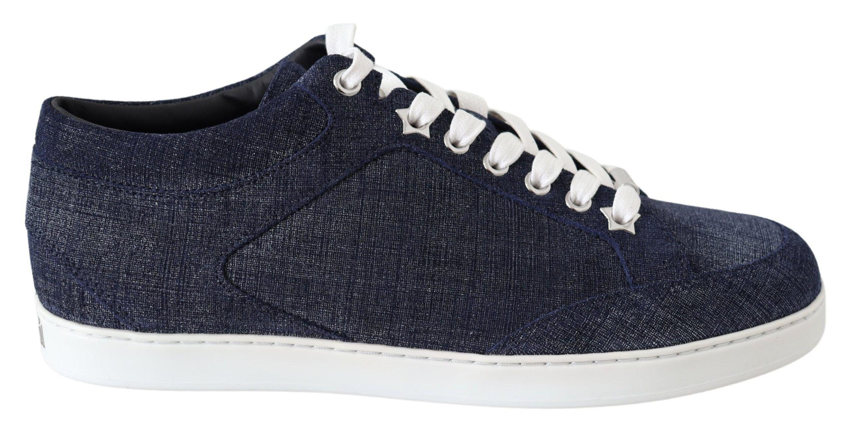 Jimmy Choo Miami Blue Denim Sneakers - Ellie Belle